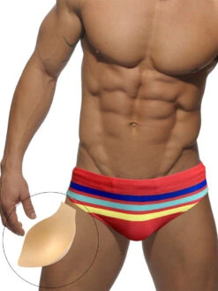 Men's Moisture-Wicking Sexy Striped Color Swim Briefs(Mens Moisture Wicking Sexy Striped Color Swim Briefs) 31 Men's Moisture-Wicking Sexy Striped Color Swim Briefs(Mens Moisture Wicking Sexy Striped Color Swim Briefs) -Mr Saker 1 11 499f9f4e 5fc1 45fd aca4 a002aa50575d