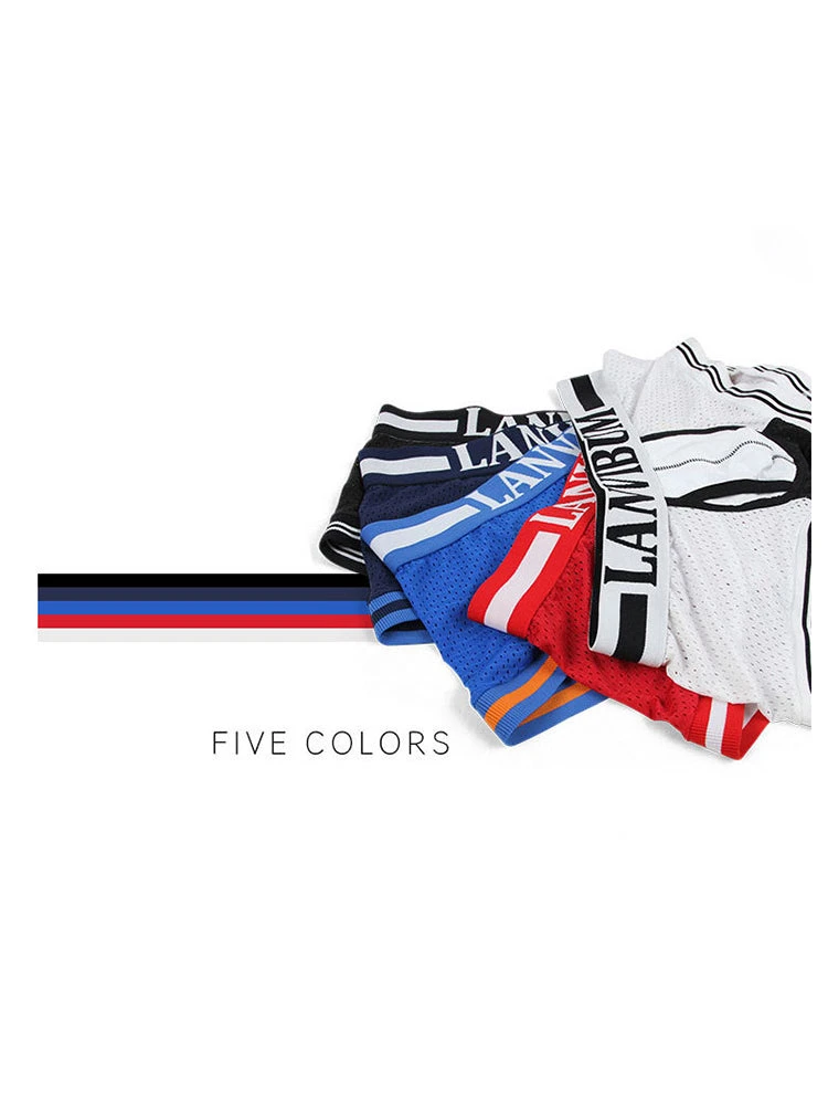 4 Pack Men's Mesh Breathable Quick-Dry Sexy Nylon Trunks(4 Pack Mens Mesh Breathable Quick Dry Sexy Nylon Trunks) 9 4 Pack Men's Mesh Breathable Quick-Dry Sexy Nylon Trunks(4 Pack Mens Mesh Breathable Quick Dry Sexy Nylon Trunks) - Image 9