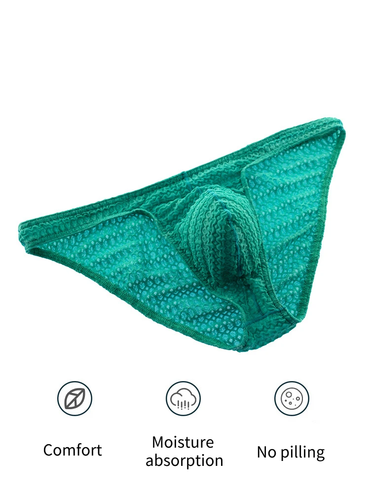 3-pack Men's Low-rise Sexy Mesh Lace Briefs(3 Pack Mens Low Rise Sexy Mesh Lace Briefs) 3 3-pack Men's Low-rise Sexy Mesh Lace Briefs(3 Pack Mens Low Rise Sexy Mesh Lace Briefs) - Image 3