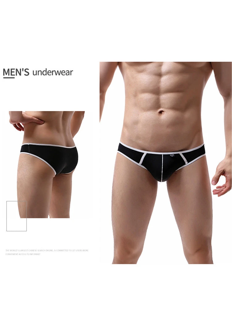 3-pack Men's Nylon Low-rise U-shaped Briefs(3 Pack Mens Nylon Low Rise U Shaped Briefs) 6 3-pack Men's Nylon Low-rise U-shaped Briefs(3 Pack Mens Nylon Low Rise U Shaped Briefs) - Image 6