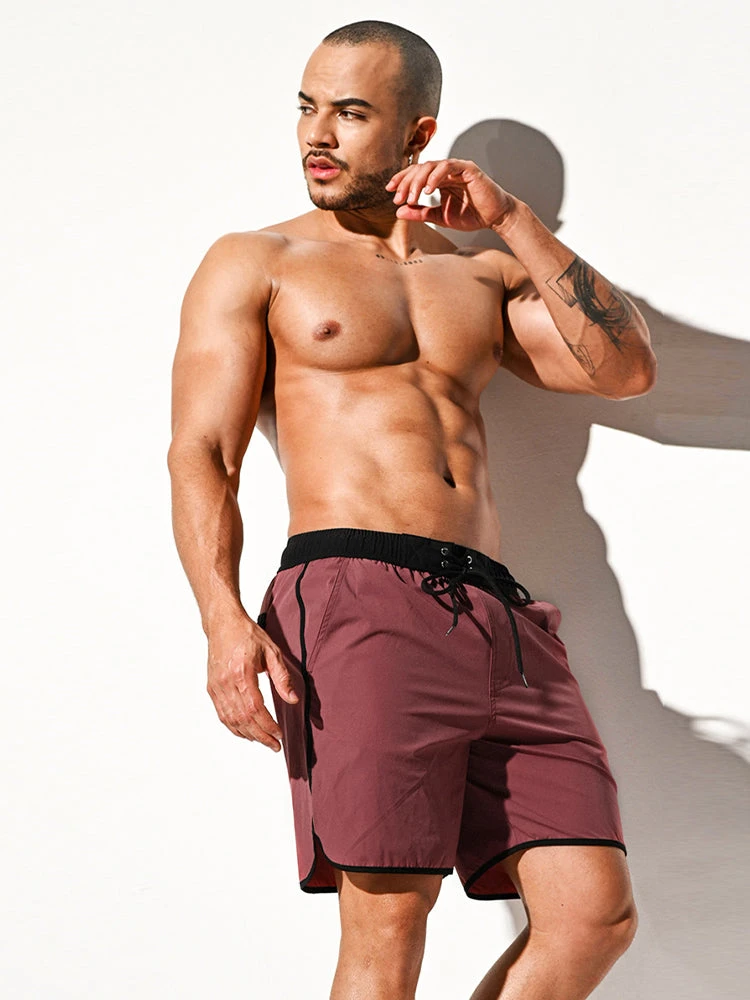 Men's Solid-Colored Breathable Mesh Board Shorts(Mens Solid Colored Soft Board Shorts) 10 Men's Solid-Colored Breathable Mesh Board Shorts(Mens Solid Colored Soft Board Shorts) - Image 10