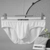 2-Pack Men's Threaded Design Breathable Comfort Low-Rise Thin U-convex Briefs(Mens Threaded Design Breathable Comfort Low Rise Thin U Convex Briefs)