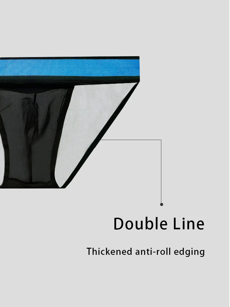 2 Pack Men's Ultra-Thin Semi-Transparent Sexy Sports Bikini(2 Pack Mens Ultra Thin Semi Transparent Sexy Sports Bikini) 5 2 Pack Men's Ultra-Thin Semi-Transparent Sexy Sports Bikini(2 Pack Mens Ultra Thin Semi Transparent Sexy Sports Bikini) - Image 5