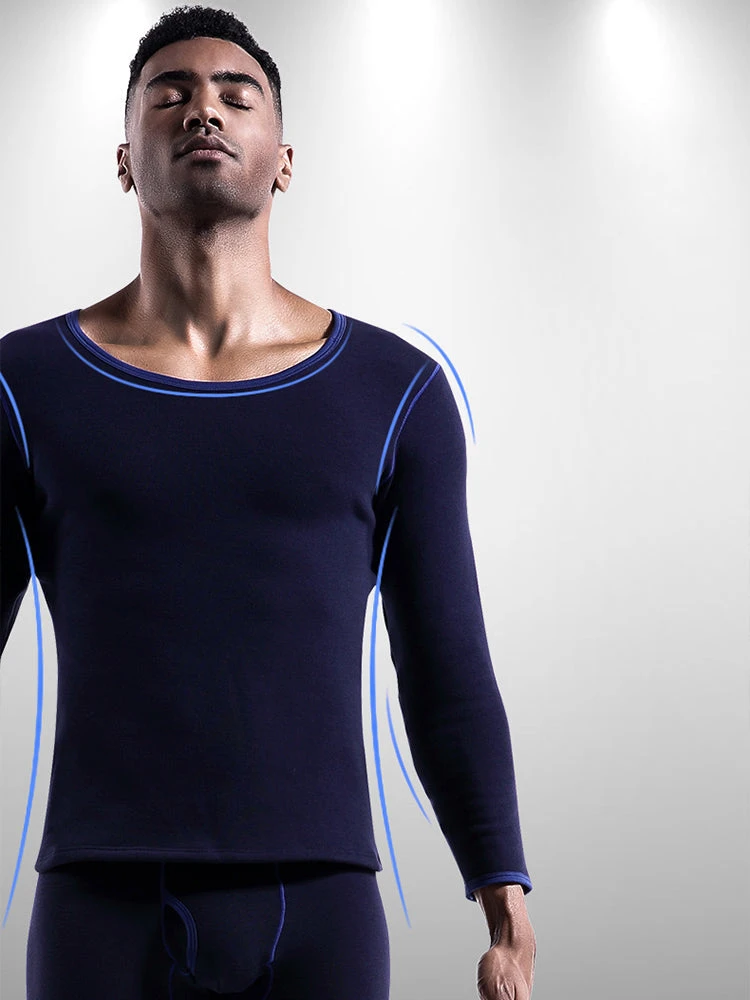 Fleece Lined Men's Thermal Underwear With Support Pouch(Fleece Lined Mens Thermal Underwear With Support Pouch) 6 Fleece Lined Men's Thermal Underwear With Support Pouch(Fleece Lined Mens Thermal Underwear With Support Pouch) - Image 6