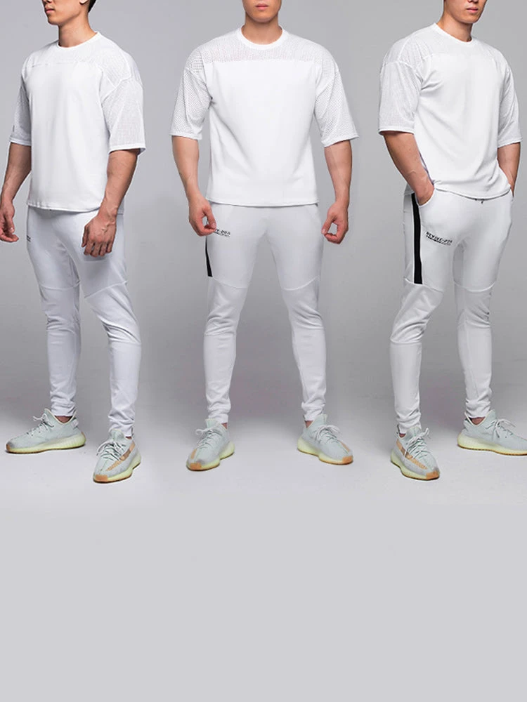 Men's Stretchy Breathable Mesh Short-Sleeve Shirt Sports Running Casual Top T-Shirt(Mens Stretchy Breathable Mesh Short Sleeve Shirt Sports Running Casual Top T Shirt) 5 Men's Stretchy Breathable Mesh Short-Sleeve Shirt Sports Running Casual Top T-Shirt(Mens Stretchy Breathable Mesh Short Sleeve Shirt Sports Running Casual Top T Shirt) - Image 5