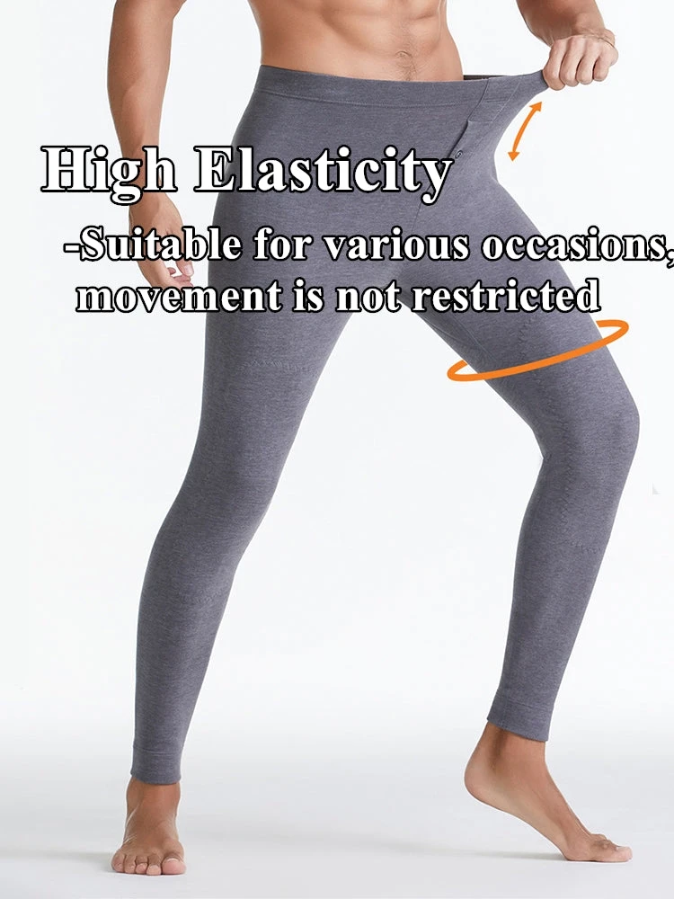 Men's Winter Thermal Long Johns With Button Fly(Mens Winter Thermal Long Johns With Button Fly) 10 Men's Winter Thermal Long Johns With Button Fly(Mens Winter Thermal Long Johns With Button Fly) - Image 10