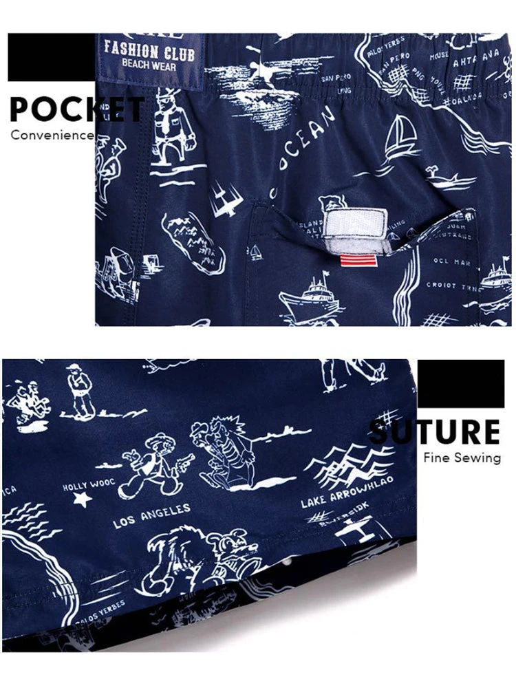 Men’s Relaxed Prints Quick-drying Board Shorts(Men S Relaxed Prints Quick Drying Board Shorts) 7 Men’s Relaxed Prints Quick-drying Board Shorts(Men S Relaxed Prints Quick Drying Board Shorts) - Image 7