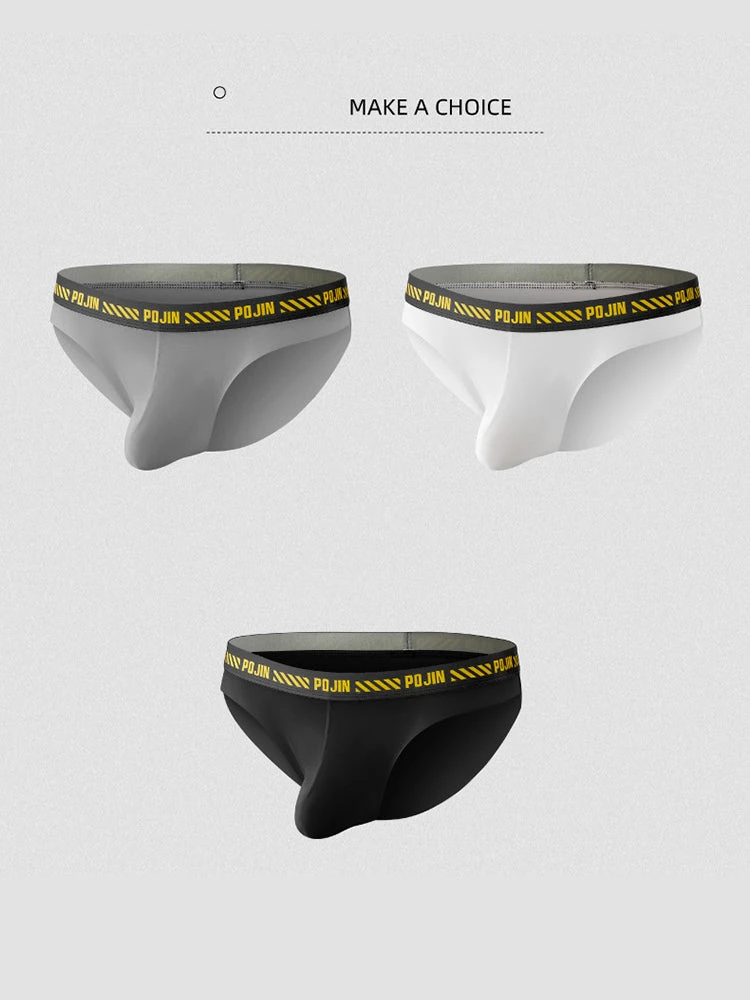 3 Packs Of Men's Breathable Sports Ice Silk Seamless Briefs(3 Packs Of Mens Breathable Sports Ice Silk Seamless Briefs 1) 6 3 Packs Of Men's Breathable Sports Ice Silk Seamless Briefs(3 Packs Of Mens Breathable Sports Ice Silk Seamless Briefs 1) - Image 6