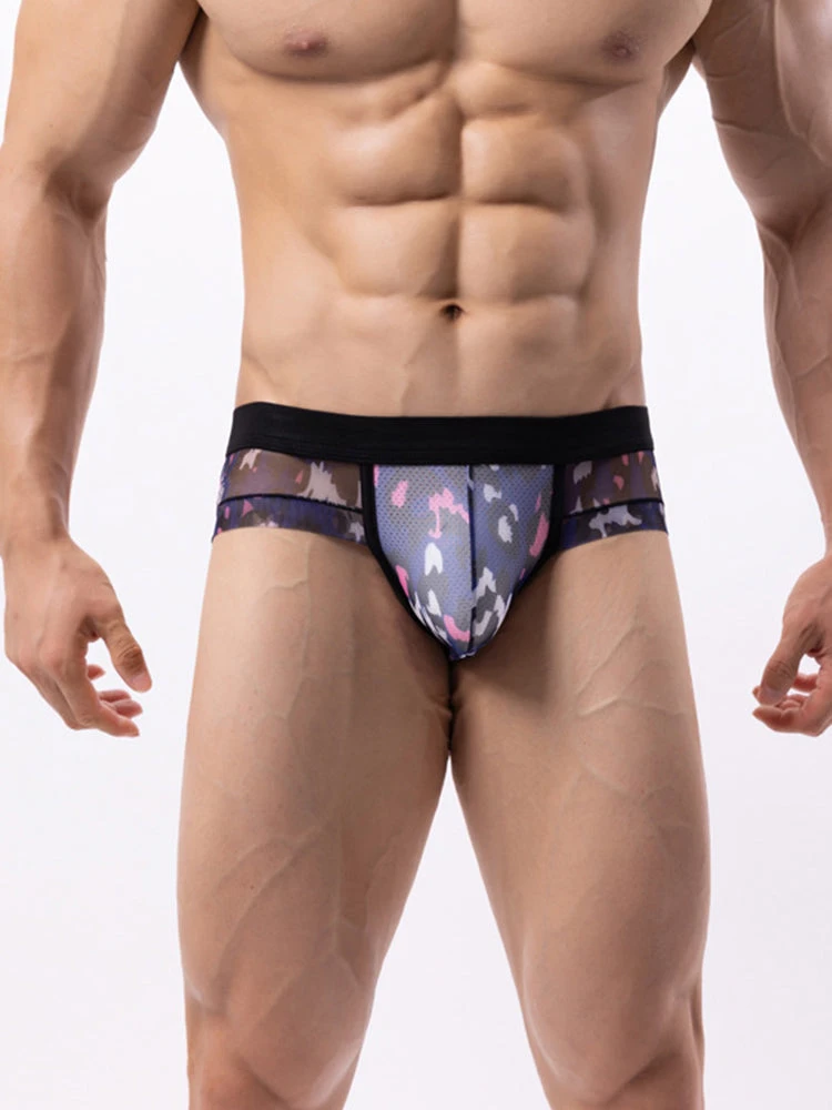 4-pack Men's Double-layer Breathable Mesh Briefs(4 Pack Mens Double Layer Breathable Mesh Briefs) 14 4-pack Men's Double-layer Breathable Mesh Briefs(4 Pack Mens Double Layer Breathable Mesh Briefs) - Image 14