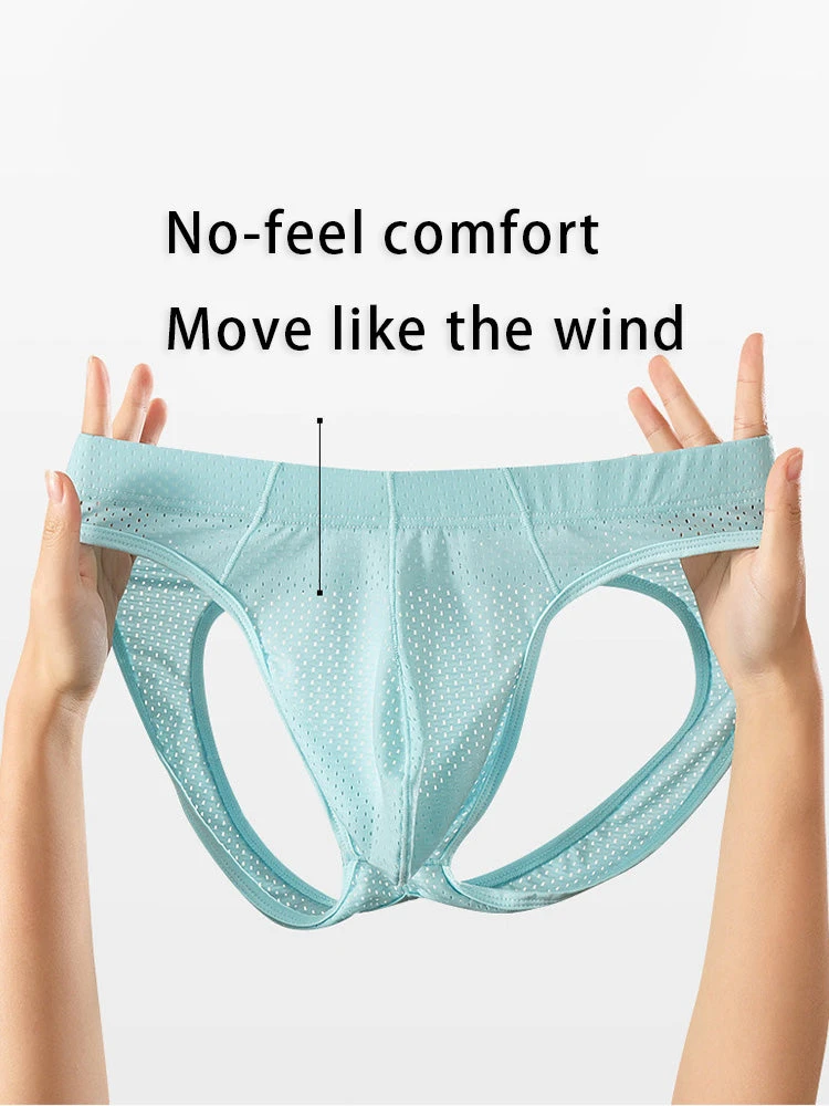 3 Pack Men's Sexy Mesh Transparent Big Pouch Jockstrap(3 Pack Mens Sexy Mesh Transparent Big Pouch Jockstrap) 4 3 Pack Men's Sexy Mesh Transparent Big Pouch Jockstrap(3 Pack Mens Sexy Mesh Transparent Big Pouch Jockstrap) - Image 4