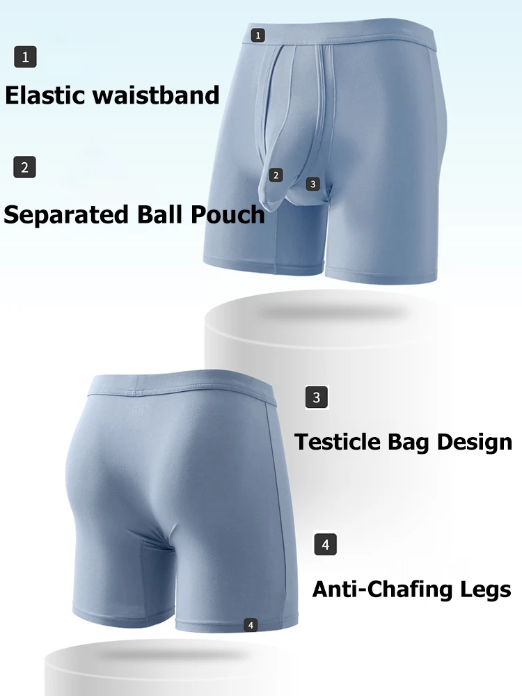 Sexy Separated Ball Pouch Boxer Briefs For Men(Sexy Separated Ball Pouch Boxer Briefs For Men) 6 Sexy Separated Ball Pouch Boxer Briefs For Men(Sexy Separated Ball Pouch Boxer Briefs For Men) - Image 6
