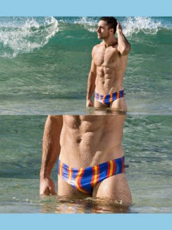 Men Casual Stripe Quick Drying Swim Briefs(Men Casual Stripe Quick Drying Swim Briefs) 16 Men Casual Stripe Quick Drying Swim Briefs(Men Casual Stripe Quick Drying Swim Briefs) -Mr Saker 1 13 148907ce be36 406b 8788 417a035eb1ce