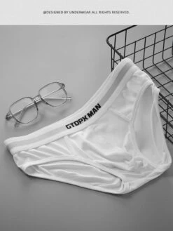 2-Pack Men's Threaded Design Breathable Comfort Low-Rise Thin U-convex Briefs(Mens Threaded Design Breathable Comfort Low Rise Thin U Convex Briefs) -Mr Saker 1 13 2701d6f3 f1ef 4e0c b7c2 5ce8b9cabda8