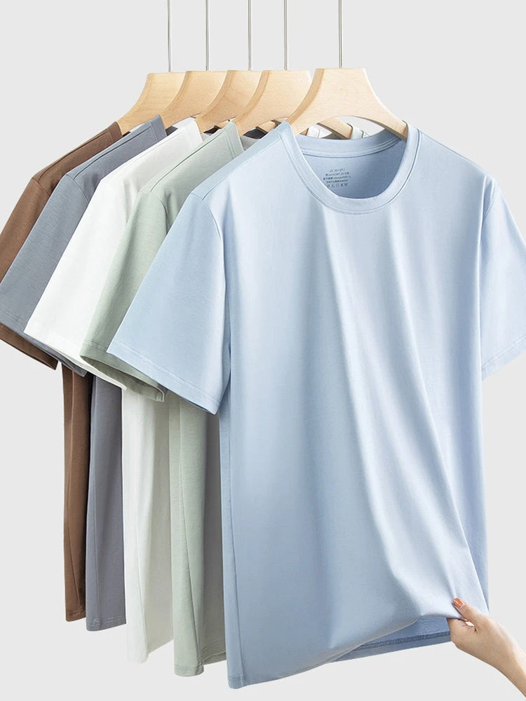 Men's Casual Anti-Bacterial Versatile Round-Neck T-Shirt(Mens Casual Anti Bacterial Versatile Round Neck T Shirt) 14 Men's Casual Anti-Bacterial Versatile Round-Neck T-Shirt(Mens Casual Anti Bacterial Versatile Round Neck T Shirt) - Image 14