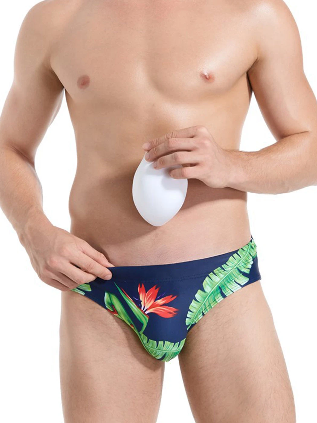 Men’s Floral Print Swim Briefs With Removable Pad(Men S Floral Print Swim Briefs With Removable Pad) 1 Men’s Floral Print Swim Briefs With Removable Pad(Men S Floral Print Swim Briefs With Removable Pad)