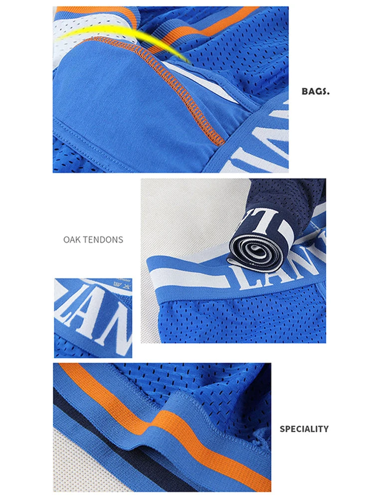 4 Pack Men's Mesh Breathable Quick-Dry Sexy Nylon Trunks(4 Pack Mens Mesh Breathable Quick Dry Sexy Nylon Trunks) 3 4 Pack Men's Mesh Breathable Quick-Dry Sexy Nylon Trunks(4 Pack Mens Mesh Breathable Quick Dry Sexy Nylon Trunks) - Image 3