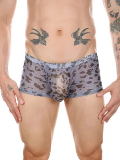4 Pack Leopard Print See-through Mesh Trunks(4 Pack Leopard Print See Through Mesh Trunks) 27 4 Pack Leopard Print See-through Mesh Trunks(4 Pack Leopard Print See Through Mesh Trunks) -Mr Saker 1 13 9cdca145 4f77 410a a7bb cf54298ea07d