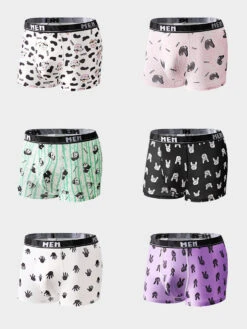 4-Pack Men's Trendy Print Ice Silk Mid-Rise Trunks(4 Pack Mens Trendy Print Ice Silk Mid Rise Trunks) 31 4-Pack Men's Trendy Print Ice Silk Mid-Rise Trunks(4 Pack Mens Trendy Print Ice Silk Mid Rise Trunks) -Mr Saker 1 13 b37fb3e4 f68f 4913 b3a6 578acf1c4238