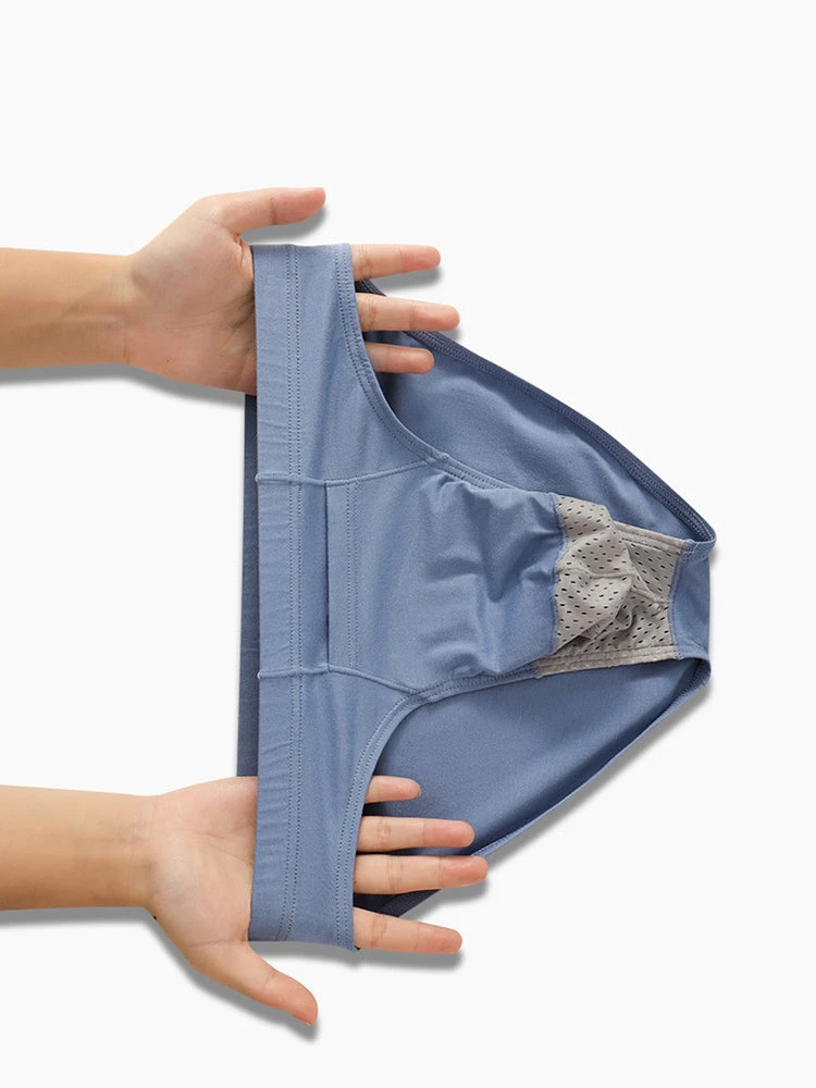 3 Pack Men's Sexy Mesh Breathable Gun Egg Separation Cotton Briefs(3 Pack Mens Sexy Mesh Breathable Gun Egg Separation Cotton Briefs) 4 3 Pack Men's Sexy Mesh Breathable Gun Egg Separation Cotton Briefs(3 Pack Mens Sexy Mesh Breathable Gun Egg Separation Cotton Briefs) - Image 4