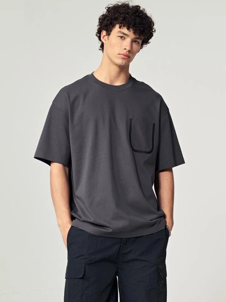 Men's Minimalist U-Shape Pocket Design T-Shirt(Mens Minimalist U Shape Pocket Design T Shirt) 1 Men's Minimalist U-Shape Pocket Design T-Shirt(Mens Minimalist U Shape Pocket Design T Shirt)