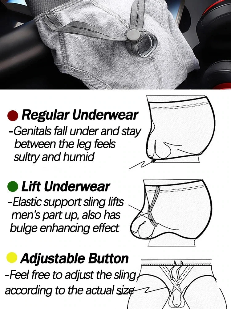 2 Pack Men's Sexy Cotton Support Contour Pouch Briefs(Mens Sexy Cotton Support Contour Pouch Briefs) 7 2 Pack Men's Sexy Cotton Support Contour Pouch Briefs(Mens Sexy Cotton Support Contour Pouch Briefs) - Image 7