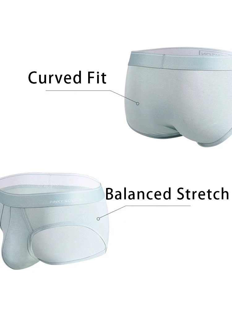 4 Pack Men's Modal Skin-Friendly Solid Color Mid-Rise Briefs(4 Pack Mens Modal Skin Friendly Solid Color Mid Rise Briefs) 4 4 Pack Men's Modal Skin-Friendly Solid Color Mid-Rise Briefs(4 Pack Mens Modal Skin Friendly Solid Color Mid Rise Briefs) - Image 4