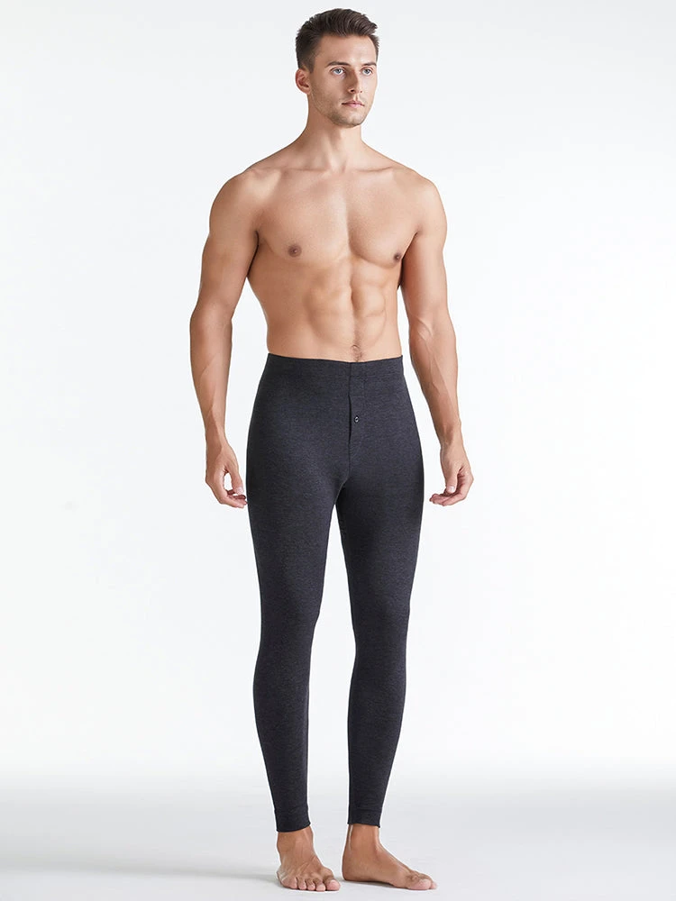 Men's Winter Thermal Long Johns With Button Fly(Mens Winter Thermal Long Johns With Button Fly) 2 Men's Winter Thermal Long Johns With Button Fly(Mens Winter Thermal Long Johns With Button Fly) - Image 2