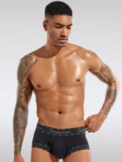 Men's Threaded Fabric Pouch Trunks With Fly(Mens Threaded Fabric Pouch Trunks With Fly) 22 Men's Threaded Fabric Pouch Trunks With Fly(Mens Threaded Fabric Pouch Trunks With Fly) -Mr Saker 1 14 126dd20c d1ee 4592 964b d9cb9e52f0a6