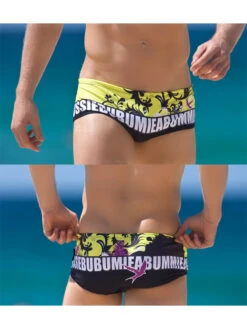 Men's Quick-Dry Low-Rise Alphabet Print Swim Briefs(Mens Quick Dry Low Rise Alphabet Print Swim Briefs) 24 Men's Quick-Dry Low-Rise Alphabet Print Swim Briefs(Mens Quick Dry Low Rise Alphabet Print Swim Briefs) -Mr Saker 1 14 1a04c18e 5608 4b1e 8f6f 9bf880b08db3