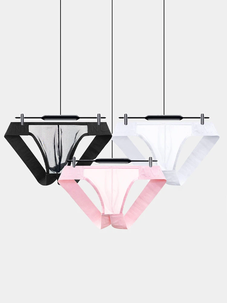 2 Pack Men's Nylon Semi-Transparent Sexy Jockstrap(2 Pack Mens Nylon Semi Transparent Sexy Jockstrap) 3 2 Pack Men's Nylon Semi-Transparent Sexy Jockstrap(2 Pack Mens Nylon Semi Transparent Sexy Jockstrap) - Image 3