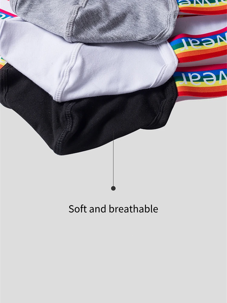 3-pack Men's Rainbow Cotton Thong(3 Pack Mens Rainbow Cotton Thong) 3 3-pack Men's Rainbow Cotton Thong(3 Pack Mens Rainbow Cotton Thong) - Image 3