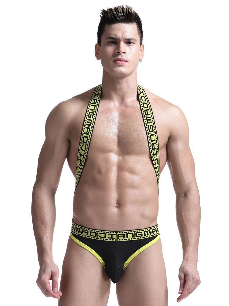 Men's Sexy Mesh U-convex Large Pouch Breathable Vest One-piece Suspender T-back(Mens Sexy Mesh U Convex Large Pouch Breathable Vest One Piece Suspender T Back) 16 Men's Sexy Mesh U-convex Large Pouch Breathable Vest One-piece Suspender T-back(Mens Sexy Mesh U Convex Large Pouch Breathable Vest One Piece Suspender T Back) - Image 16