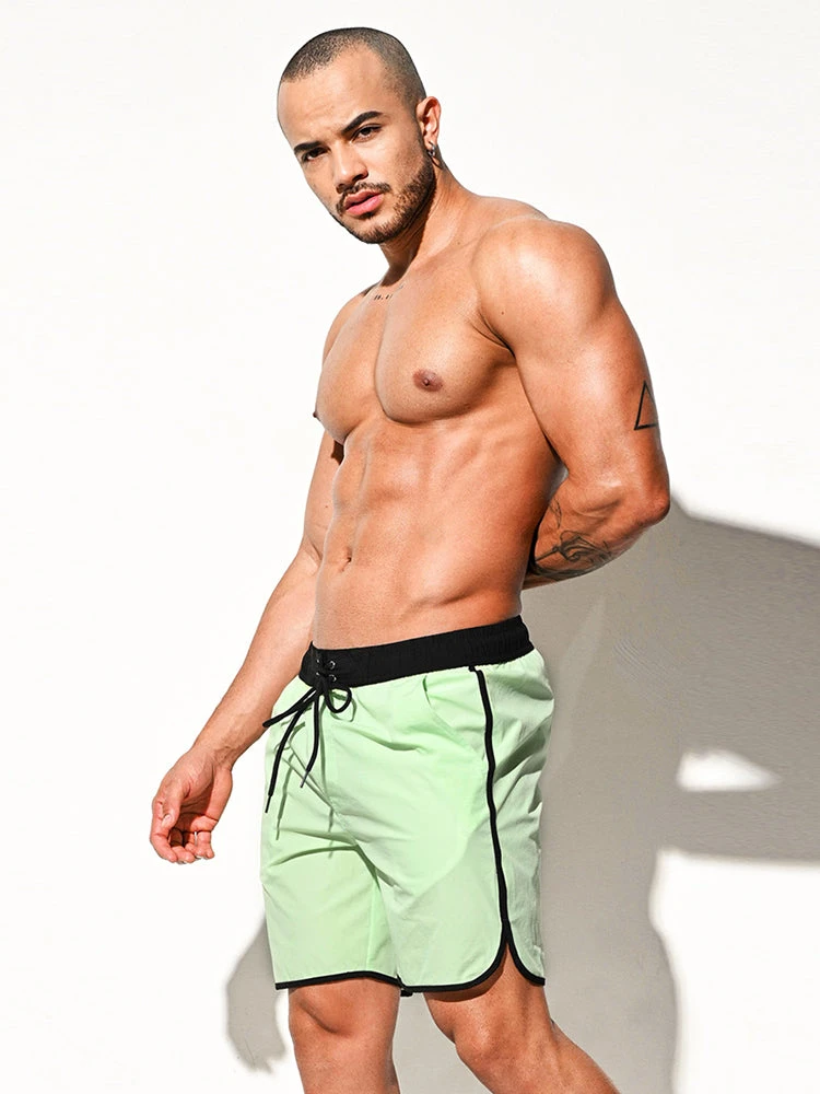 Men's Solid-Colored Breathable Mesh Board Shorts(Mens Solid Colored Soft Board Shorts) 12 Men's Solid-Colored Breathable Mesh Board Shorts(Mens Solid Colored Soft Board Shorts) - Image 12