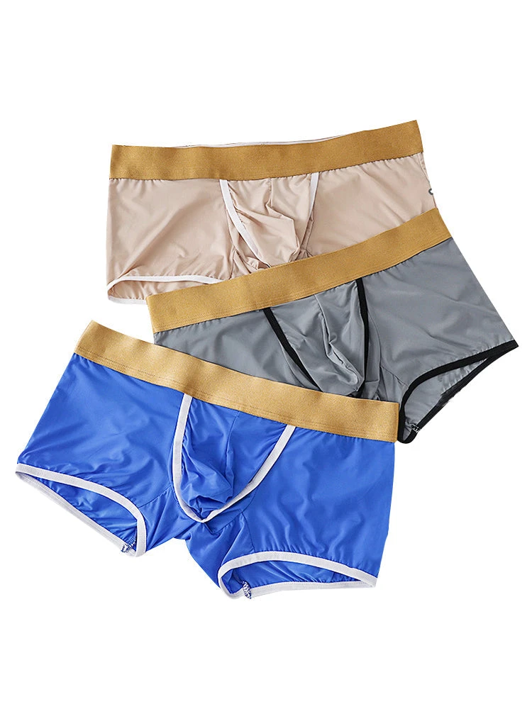 4 Pack Men's Ice Silk Breathable Separate Ultra-Thin Trunks(3 Pack Mens Ice Silk Breathable Separate Ultra Thin Trunks) 8 4 Pack Men's Ice Silk Breathable Separate Ultra-Thin Trunks(3 Pack Mens Ice Silk Breathable Separate Ultra Thin Trunks) - Image 8