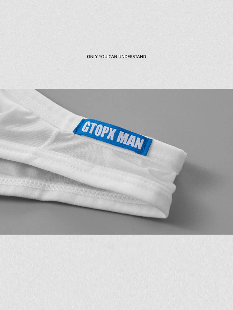 2 Pack Men's Thin Ice Silk Face Mask Fabric U-Convex Sexy Semi-Transparent Bikini(2 Pack Mens Thin Ice Silk Face Mask Fabric U Convex Sexy Semi Transparent Bikini) 8 2 Pack Men's Thin Ice Silk Face Mask Fabric U-Convex Sexy Semi-Transparent Bikini(2 Pack Mens Thin Ice Silk Face Mask Fabric U Convex Sexy Semi Transparent Bikini) - Image 8