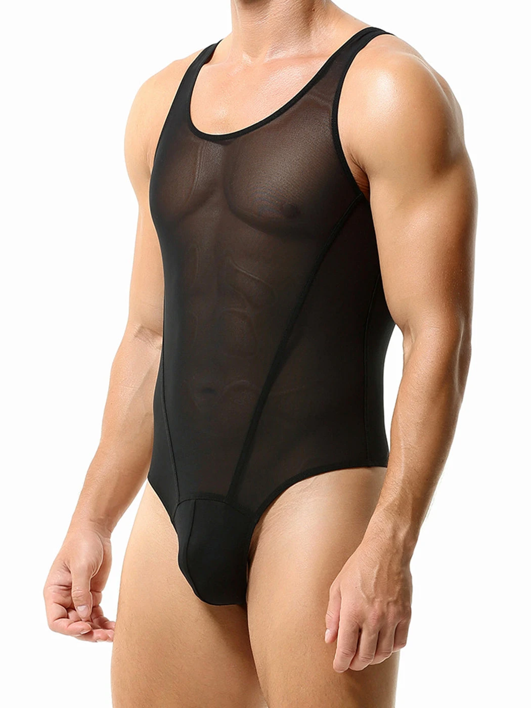 Men's Sexy Mesh Wrestling Singlet Bodysuit(Mens Sexy Mesh Wrestling Singlet Bodysuit) 11 Men's Sexy Mesh Wrestling Singlet Bodysuit(Mens Sexy Mesh Wrestling Singlet Bodysuit) - Image 11