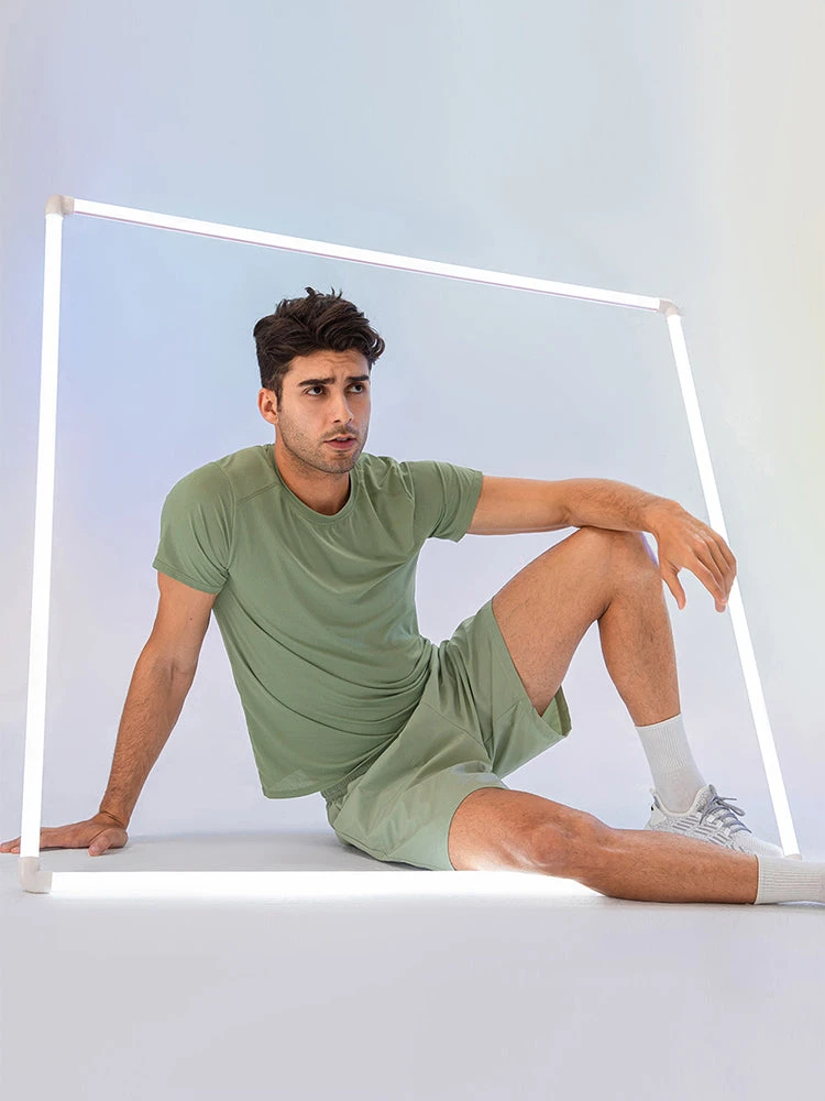 Men's Comfortable Round Collar Breathable Fitness Short Sleeve(Mens Comfortable Round Collar Breathable Fitness Short Sleeve) 4 Men's Comfortable Round Collar Breathable Fitness Short Sleeve(Mens Comfortable Round Collar Breathable Fitness Short Sleeve) - Image 4