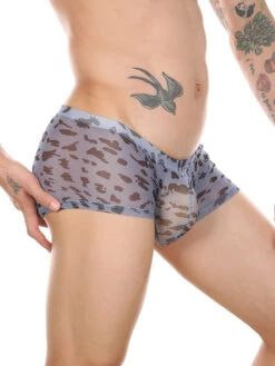 4 Pack Leopard Print See-through Mesh Trunks(4 Pack Leopard Print See Through Mesh Trunks) 28 4 Pack Leopard Print See-through Mesh Trunks(4 Pack Leopard Print See Through Mesh Trunks) -Mr Saker 1 14 f54ae9cc 621c 4893 8372 4b463311f493