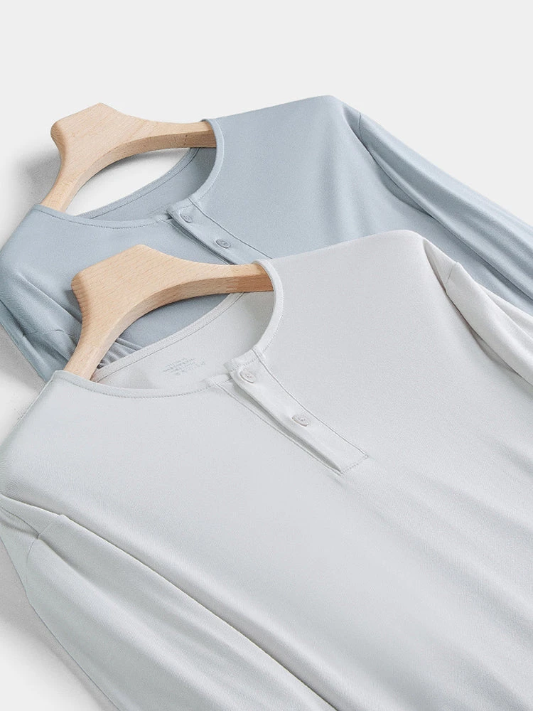 60S Modal Men's Solid Color Pajama Set | Comfortable Casual Wear For All Seasons(60s Modal Mens Solid Color Pajama Set Comfortable Casual Wear For All Seasons) 5 60S Modal Men's Solid Color Pajama Set | Comfortable Casual Wear For All Seasons(60s Modal Mens Solid Color Pajama Set Comfortable Casual Wear For All Seasons) - Image 5