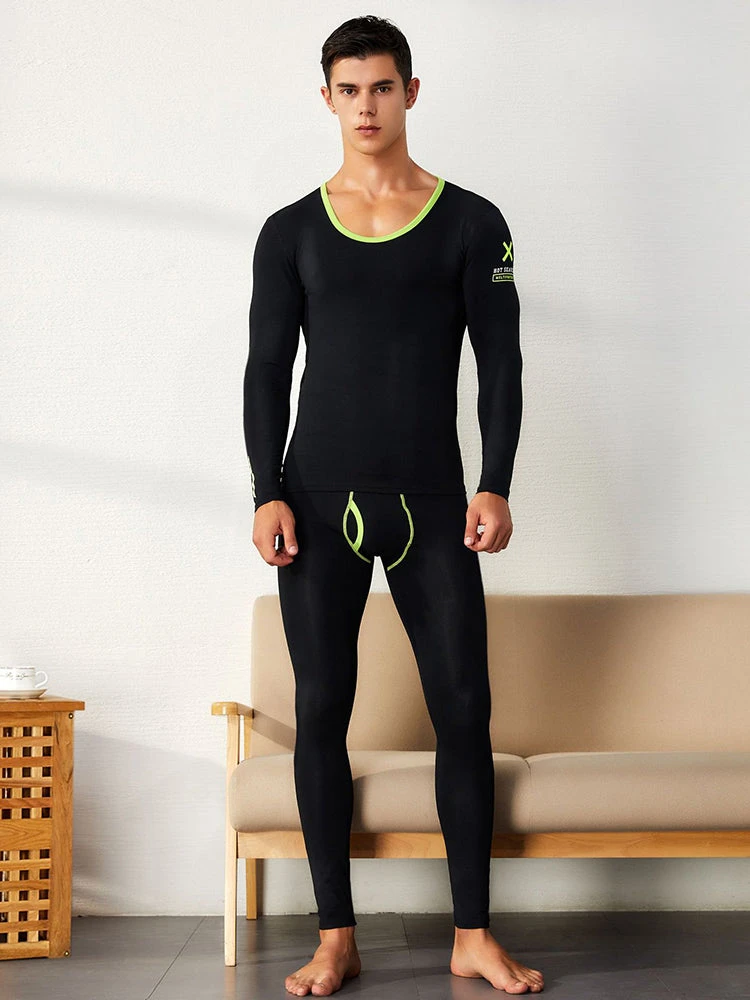 Men's Splicing Lines Cotton Thermal Underwear Set(Mens Splicing Lines Cotton Thermal Underwear Set) 11 Men's Splicing Lines Cotton Thermal Underwear Set(Mens Splicing Lines Cotton Thermal Underwear Set) - Image 11