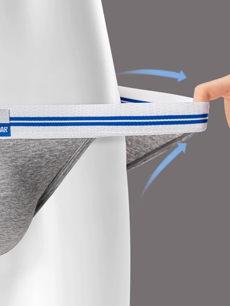 3-pack Men's Sexy High-cut Breathable Briefs(3 Pack Mens Sexy High Cut Breathable Briefs) 6 3-pack Men's Sexy High-cut Breathable Briefs(3 Pack Mens Sexy High Cut Breathable Briefs) - Image 6