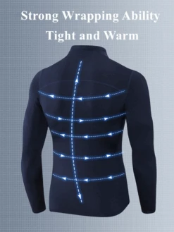 High Stretch Tight Sports Collar Long Sleeves For Men(High Stretch Tight Sports Collar Long Sleeves For Men) -Mr Saker 1 15 2ba4c0cf 8525 46d0 be9e 60cc0ba65bf1