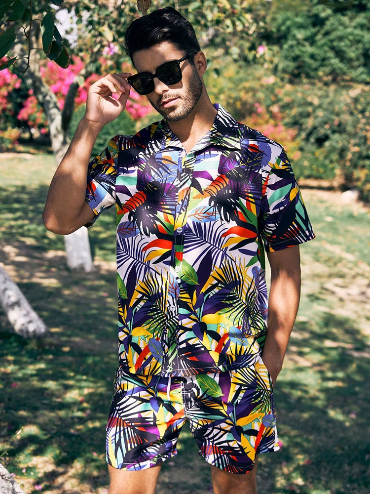 Men’s Beach Summer Holiday Patterned Sets(Men S Beach Holiday Patterned Sets) 14 Men’s Beach Summer Holiday Patterned Sets(Men S Beach Holiday Patterned Sets) - Image 14