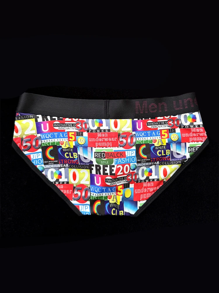 2 Pack Men's Stretch Fit Doodle Print Low-Rise Briefs(2 Pack Mens Stretch Fit Doodle Print Low Rise Briefs) 7 2 Pack Men's Stretch Fit Doodle Print Low-Rise Briefs(2 Pack Mens Stretch Fit Doodle Print Low Rise Briefs) - Image 7