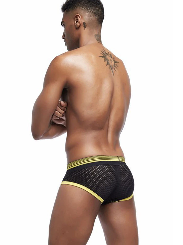 2 Pack Men's Breathable Mesh Luminous U-Pouch Briefs(Mens Breathable Mesh Luminous U Pouch Briefs) 5 2 Pack Men's Breathable Mesh Luminous U-Pouch Briefs(Mens Breathable Mesh Luminous U Pouch Briefs) - Image 5