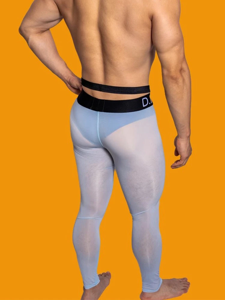Men's Low-Rise Breathable Silk-Like Semi-Transparent Tights(Mens Low Rise Breathable Silk Like Semi Transparent Tights) 2 Men's Low-Rise Breathable Silk-Like Semi-Transparent Tights(Mens Low Rise Breathable Silk Like Semi Transparent Tights) - Image 2