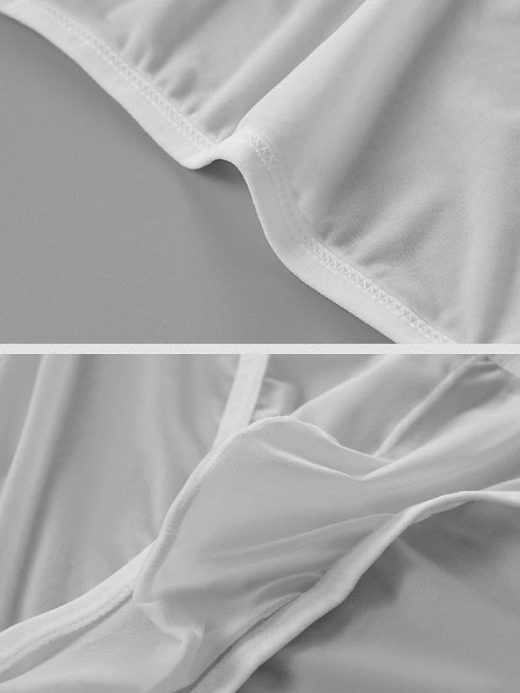 2 Pack Men's Thin Ice Silk Face Mask Fabric U-Convex Sexy Semi-Transparent Bikini(2 Pack Mens Thin Ice Silk Face Mask Fabric U Convex Sexy Semi Transparent Bikini) 9 2 Pack Men's Thin Ice Silk Face Mask Fabric U-Convex Sexy Semi-Transparent Bikini(2 Pack Mens Thin Ice Silk Face Mask Fabric U Convex Sexy Semi Transparent Bikini) - Image 9