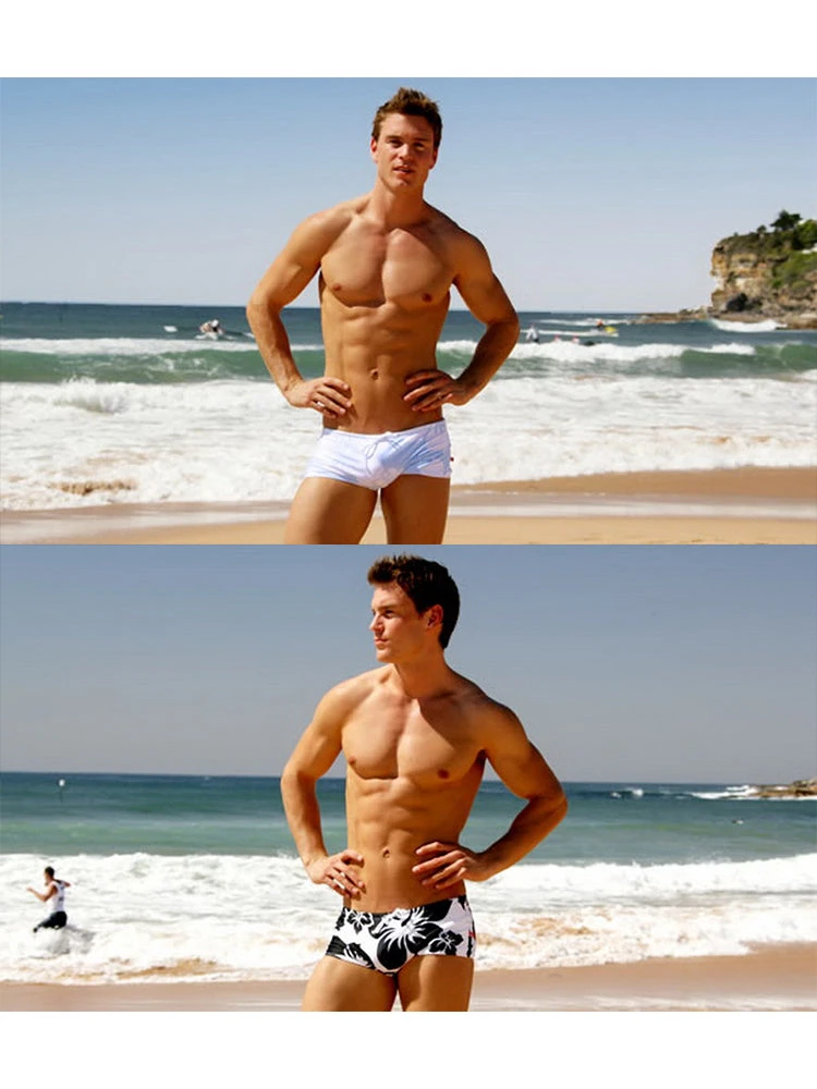 Men's Lightweight Low-Rise Bold Prints Swim Briefs & Trunks(Mens Lightweight Low Rise Bold Prints Swim Briefs Trunks) 3 Men's Lightweight Low-Rise Bold Prints Swim Briefs & Trunks(Mens Lightweight Low Rise Bold Prints Swim Briefs Trunks) - Image 3