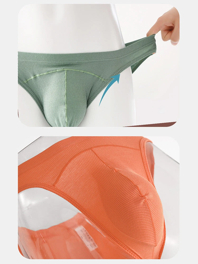 3 Pack Men's Sexy Threaded U-Shaped Briefs(3 Pack Mens Sexy Threaded U Shaped Briefs) 7 3 Pack Men's Sexy Threaded U-Shaped Briefs(3 Pack Mens Sexy Threaded U Shaped Briefs) - Image 7