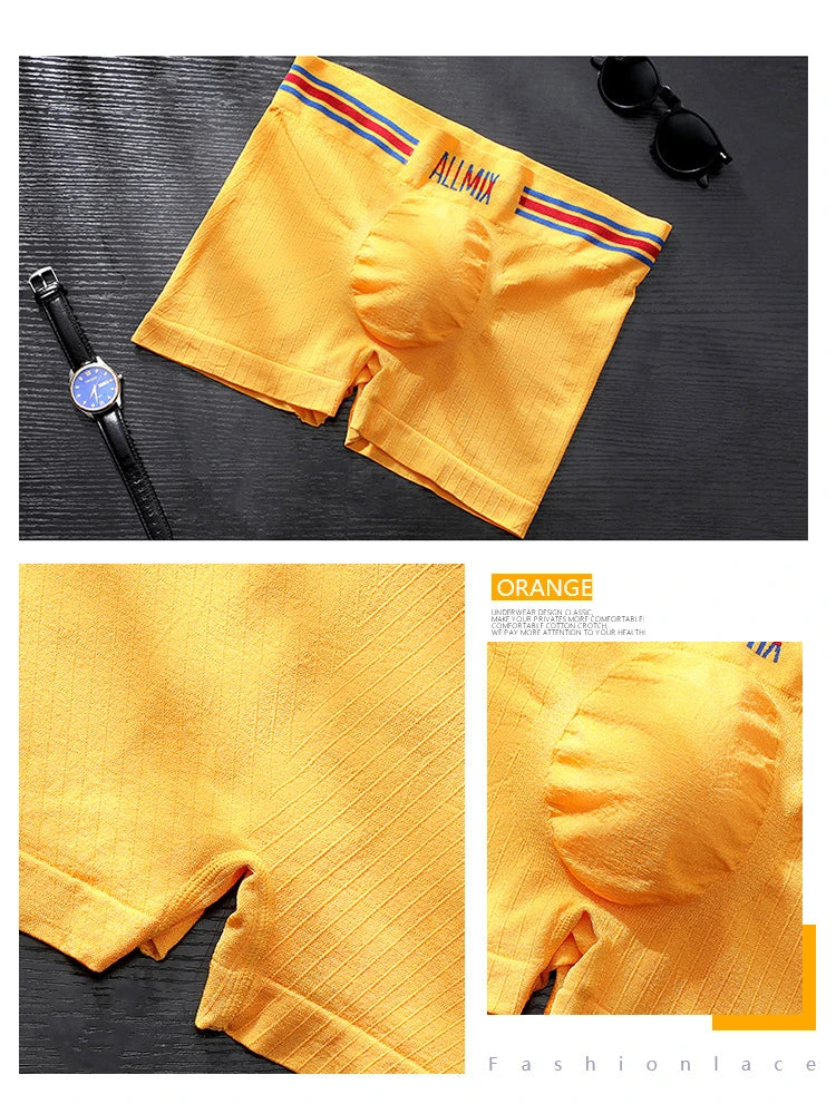 3 Pack ALLMIX Men's Sexy Striped Seamless Low Waist Boxers Briefs(3 Pack Mens Sexy Striped Seamless Low Waist Boxers Briefs) 11 3 Pack ALLMIX Men's Sexy Striped Seamless Low Waist Boxers Briefs(3 Pack Mens Sexy Striped Seamless Low Waist Boxers Briefs) - Image 11